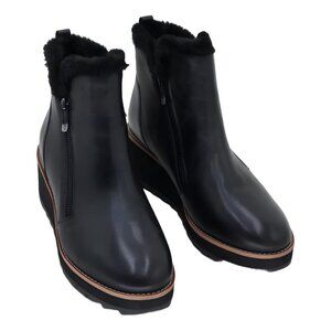 Easy Spirit Lorand Almond Toe Block Heel Booties Medium Brown 10M